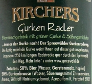 Kirchers Gurkenradler 0,33l